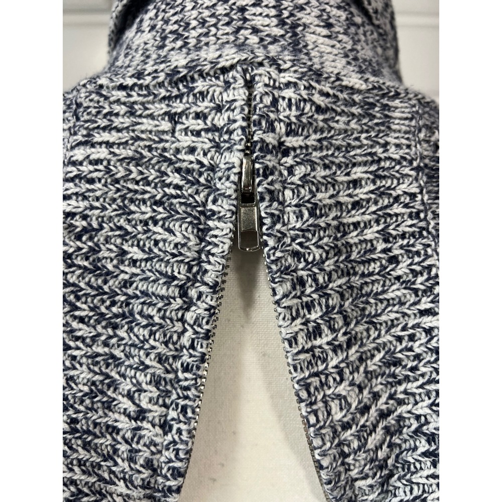 Wendy Bellissimo Knit Cardigan Sweater Shawl Collar Draped Open Back L Gray - Picture 4 of 11